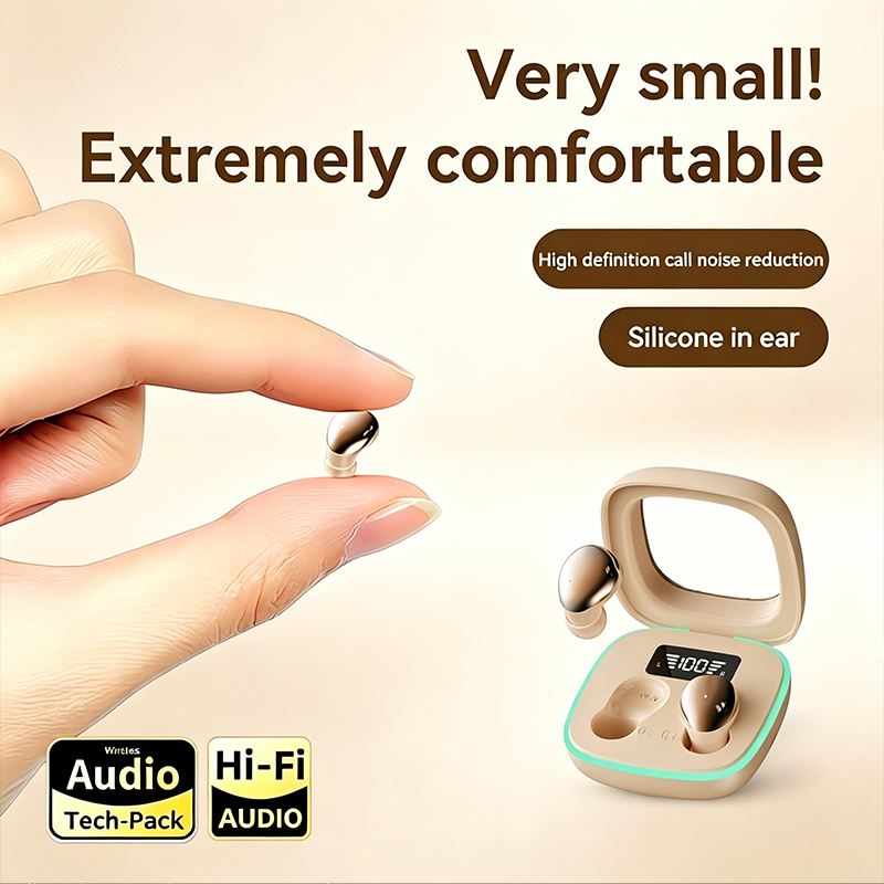 Digital Microscope - B51-Invisible Mini Headphones, Wireless Bluetooth Compatible,