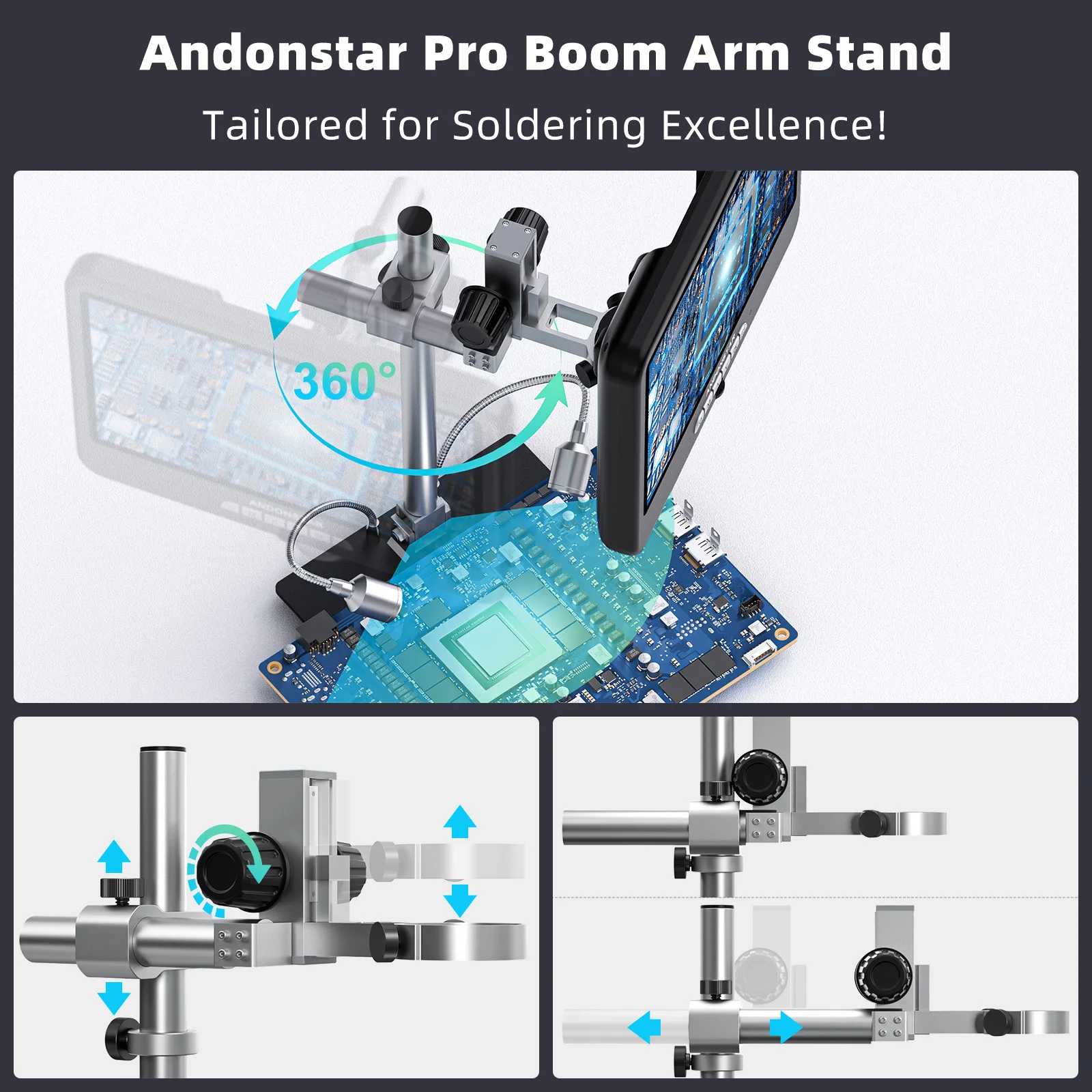 Andonstar AD210S-Pro 4K 60FPS  - Digital Microscope review and price
