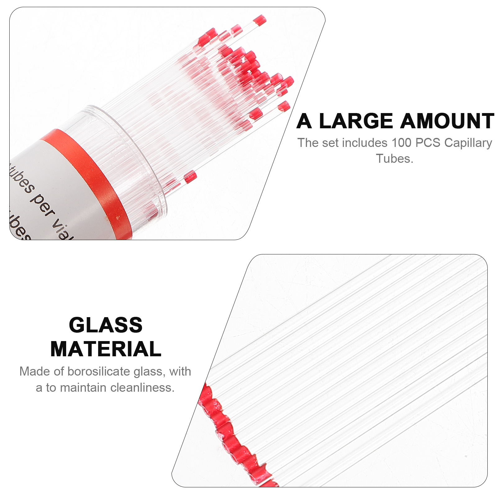 75mm Glass Capillary Tube Hema - Blood Collection Tube review and price