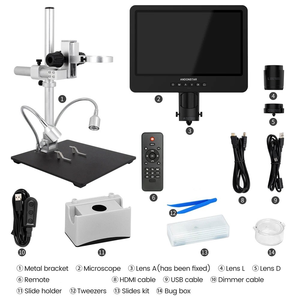 GOOD Andonstar AD249S-M Trinoc - Digital Microscope review and price
