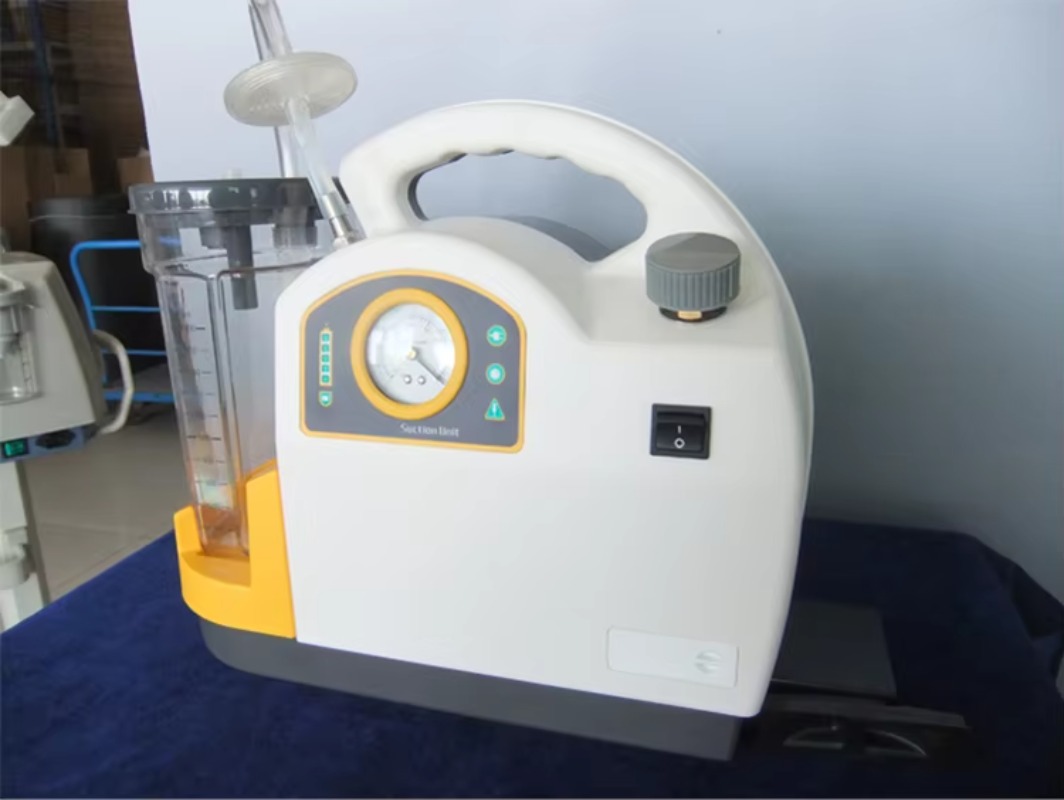 High flow Portable Suction Uni - Suction Machine Medical review and price